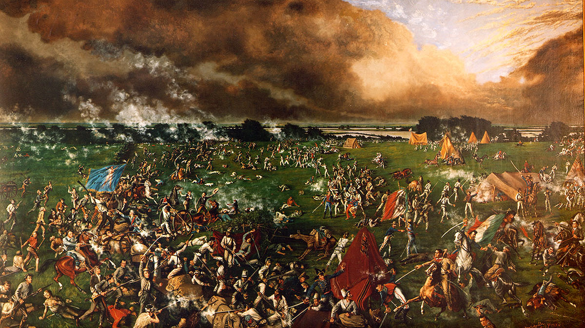 The Battle of San Jacinto, Prints and Photographs Collection, Archives and Information Services Division, Texas State Library and Archives Commission.