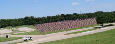 Artist's depiction of Flags of Honor project // courtesy of Plano East Rotary Club