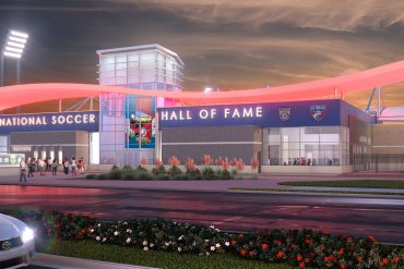 National Soccer Hall of Fame rendering // courtesy FC Dallas