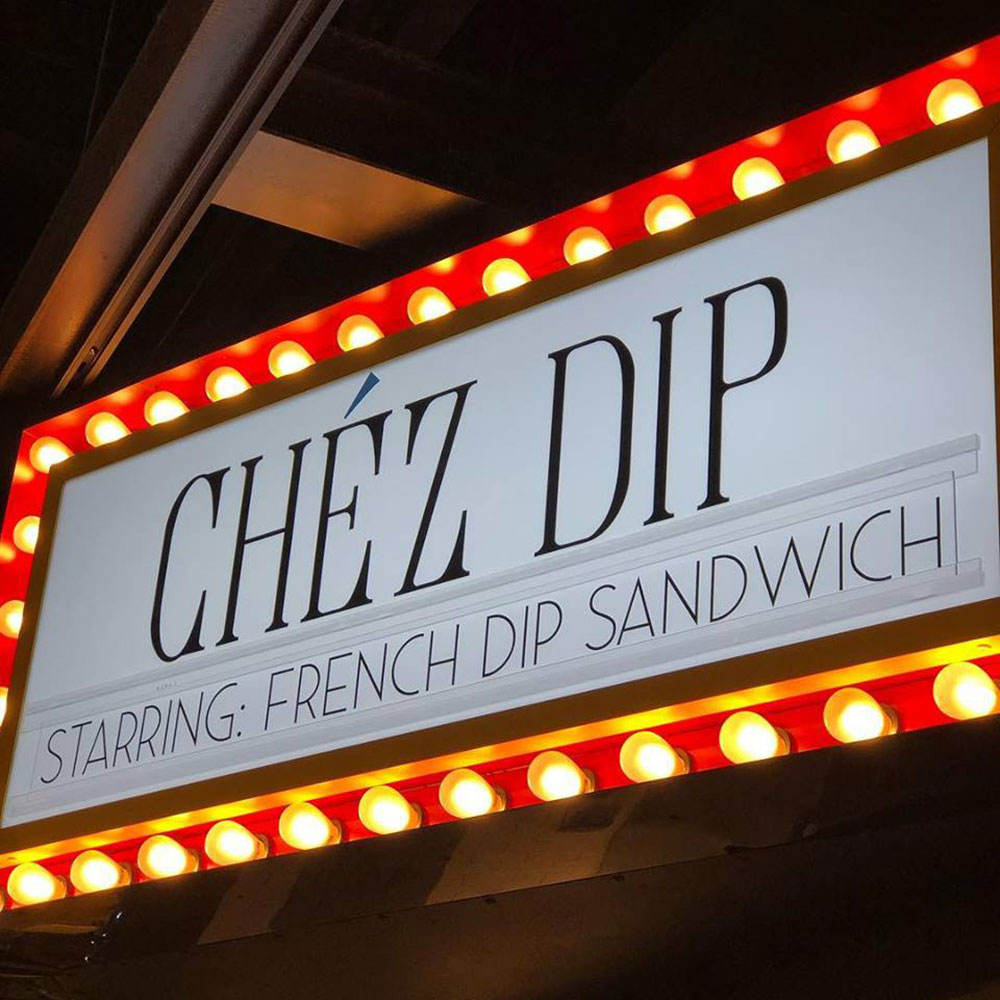 Chez Dip in Legacy Hall // courtesy Chez Dip French Dip Sandwiches