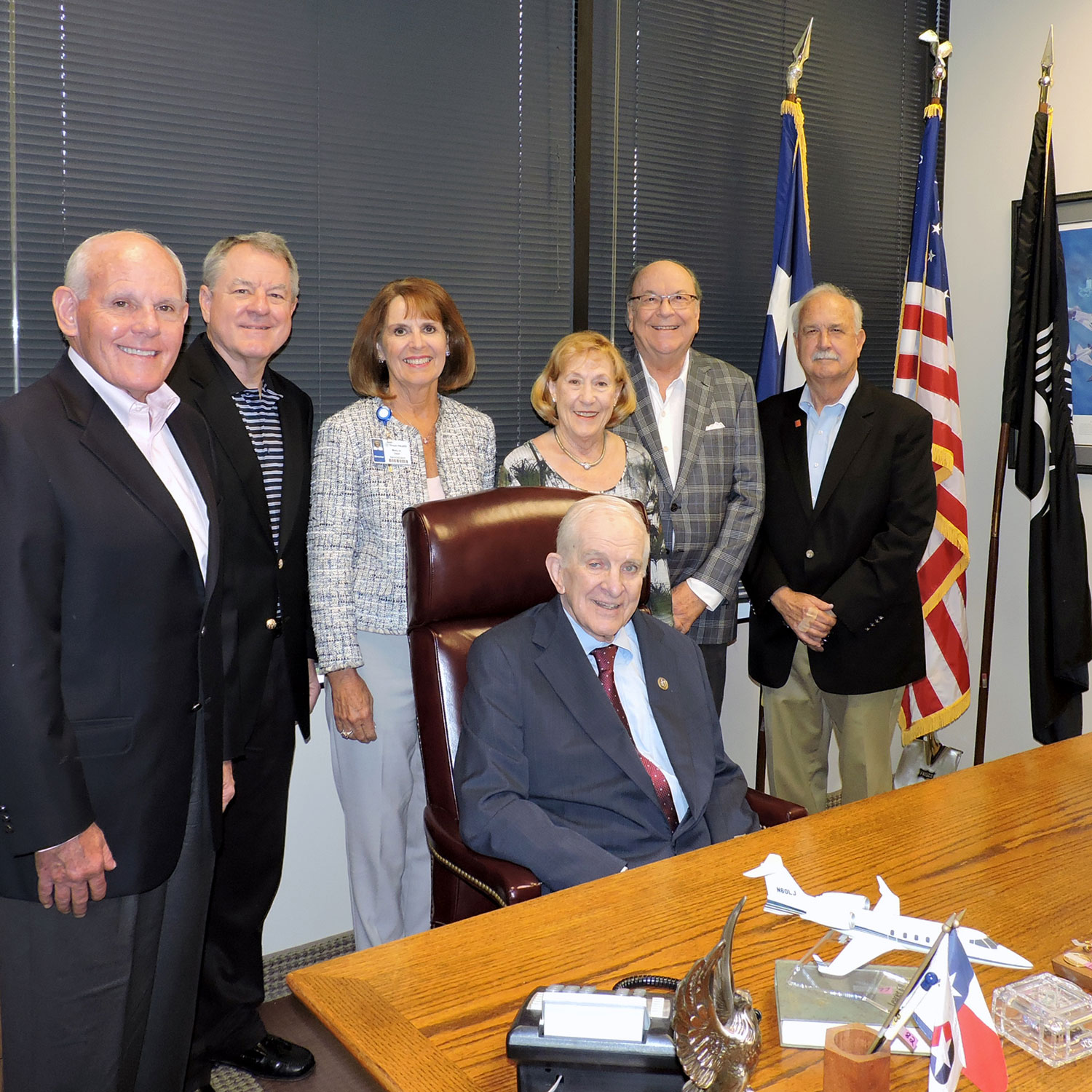 David McCall III (second from right) with other Plano Citizen of the Year honorees // courtesy Plano Chamber of Commerce