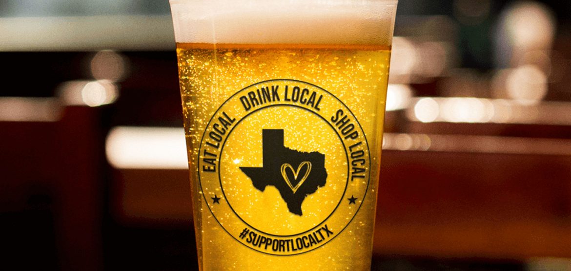 Support Local TX pint glass // courtesy Support Local TX