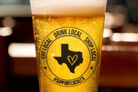 Support Local TX pint glass // courtesy Support Local TX