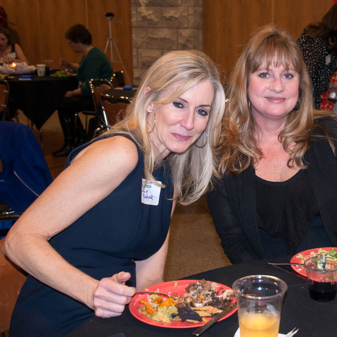 Leslie with Danielle Parker at a Texas Health luncheon // courtesy Janelle Twyford-Silvis