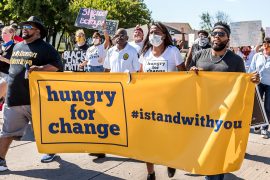Cheryl Jackson organized Sunday's Hungry for Change rally // photos Jennifer Shertzer