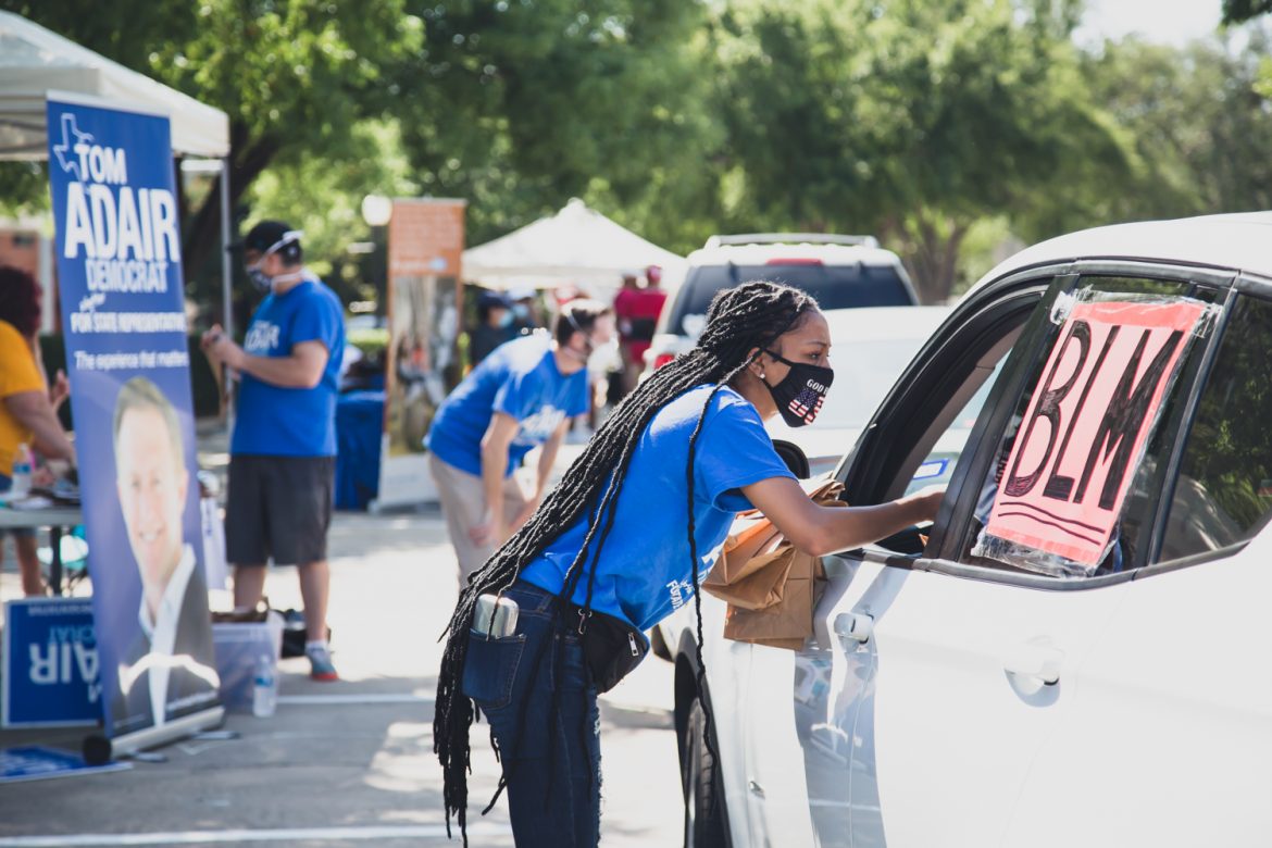Community organizations and leaders celebrated Juneteenth with a drive-through event June 20 // photo Jennifer Shertzer