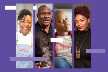 Tiffany Derry, Roots Chicken Shak; Tre Wilcox of TRE Cooking Concepts; Gernelle Nelson, Gernelle Nelson Photography; Jewel Georges, Natural Jewels