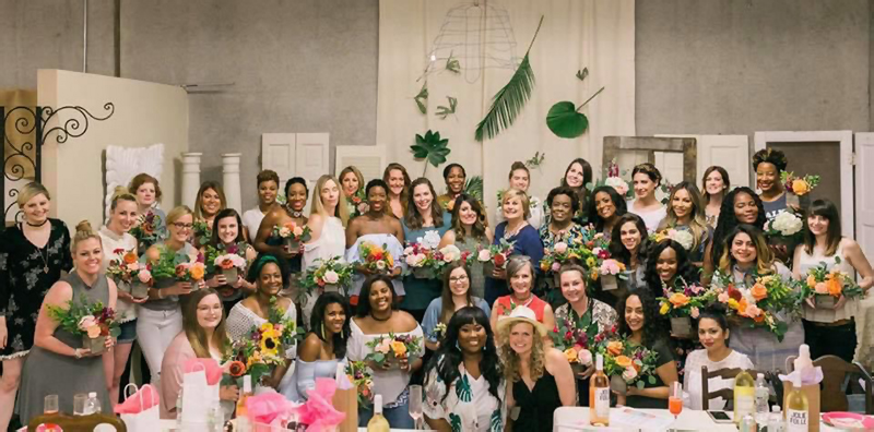 A floral workshop // courtesy The Iman Project