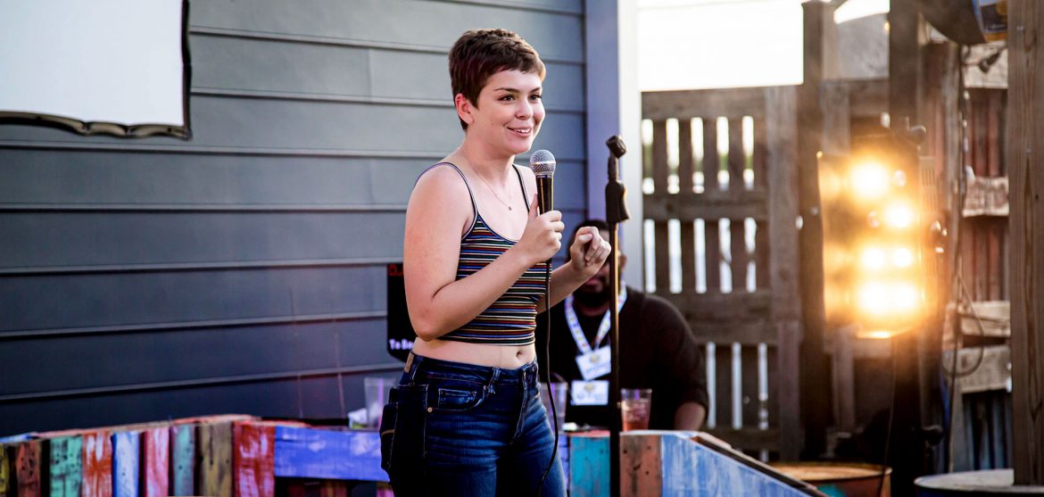 Katie Still performed at Plano Comedy Fest 2019 // photos Jennifer Shertzer