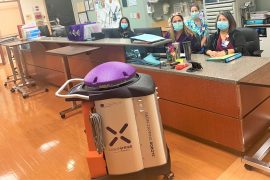 Xenex LightStrike Germ-Zapping Robot // courtesy THCDS