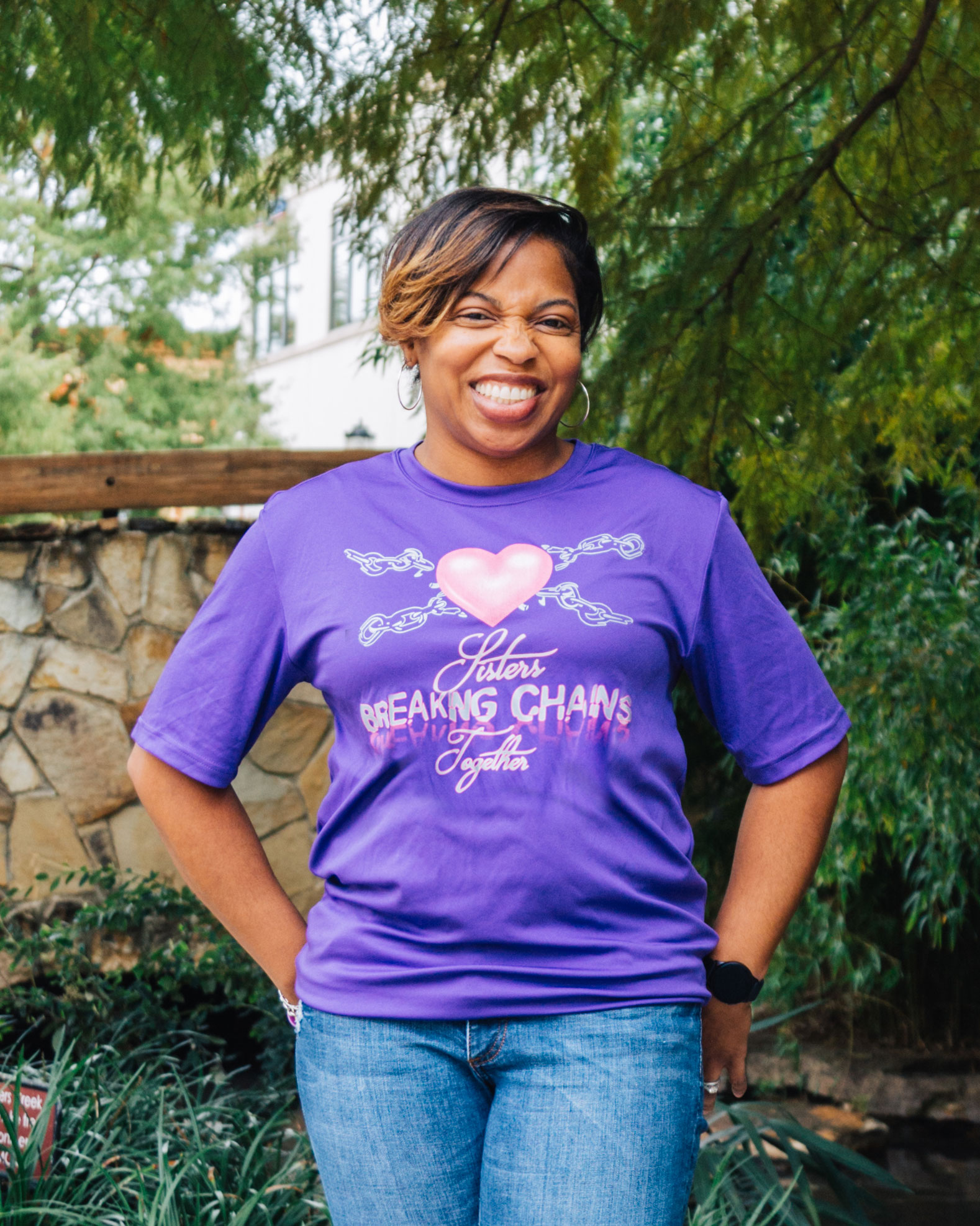 Bree Covington, founder of Sisters Breaking Chains Together