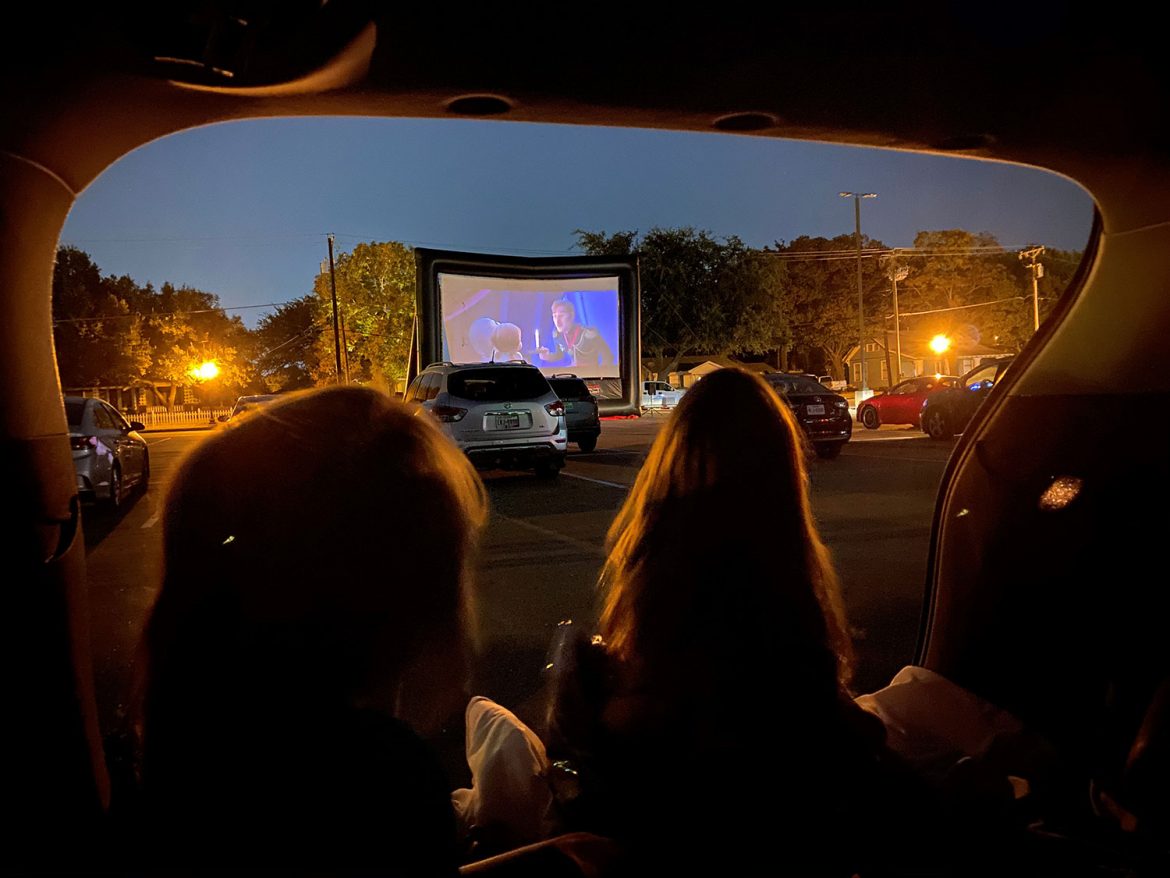 Plano Arts & Events held a showing of “Frozen 2” Nov. 7 as part of its Plano Parking Lot Pictures outdoor movie series // photo Jason Fehrm