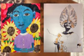 Artworks by Evita Tezeno and Jas Mardis // courtesy the artists