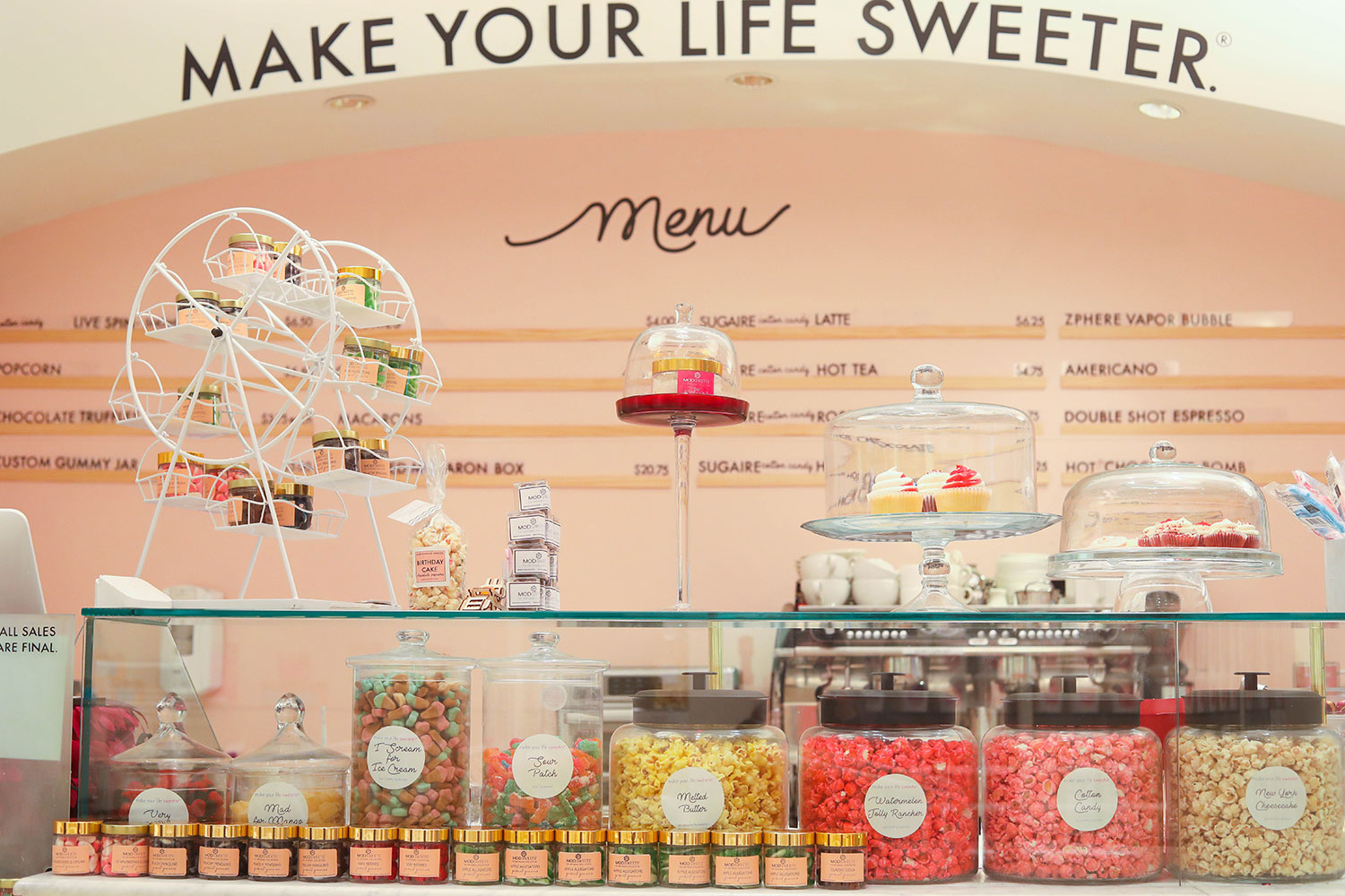 Make Your Life Sweeter pop-up shop in Galleria Dallas