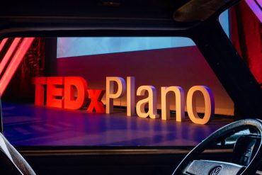 composite photos TEDxPlano and Beth Easton