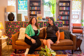 Chelsea Green and BreAnne Gowen-Tresp at Plano Shopping Co-Op. photography Lauren Allen