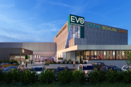 Exterior of EVO Entertainment Prestonwood