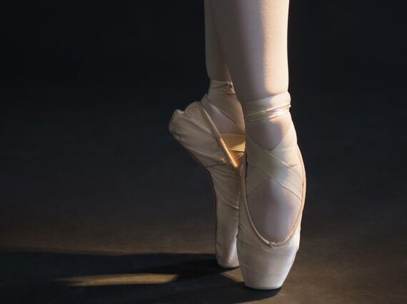 Ballet toe shoes. Getty Image. PLANO METROPOLITAN BALLET PRESENTS CINDERELLA January 5-20