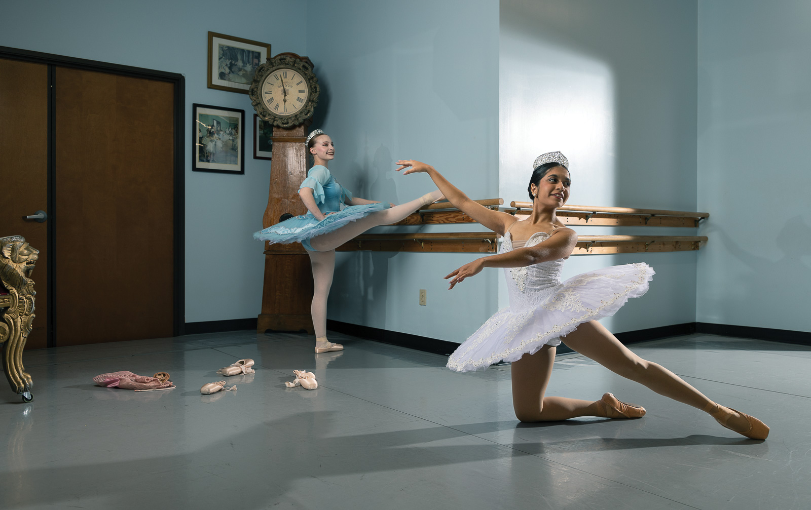 Priyanka Parkar and Gabby Trost principal dancers of Plano Met Ballet’s newest production Cinderella