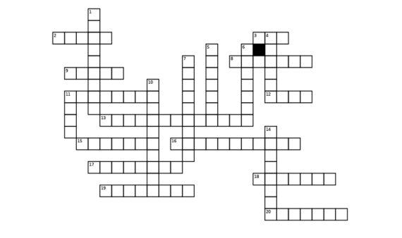 Jan | Feb Crossword puzzle