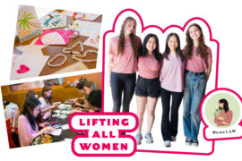 In November, the group met at Chasu Kitchen to hear Lift Speeches from women in the community and create gift baskets with towels, hygiene products and other goodies for Hopes New Door and Texas Muslim Women’s Foundation’s programs for women and children escaping domestic violence. Photography Lauren Allen.