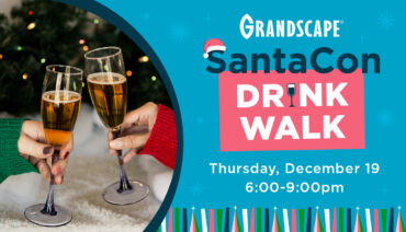 Santa Con Drink Walk at Grandscape. Sponsored Post.