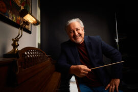 Maestro Héctor Guzmán has conducted Plano Symphony Orchestra for nearly half a century. Photography by Ethan Good