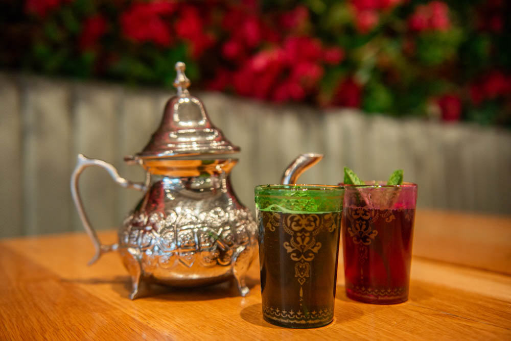 Moroccan mint tea from Darna. Photo by Lauren Allen.
