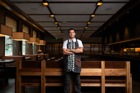 Chef de cuisine Steffen Perico. Photography by Tanner Garza.