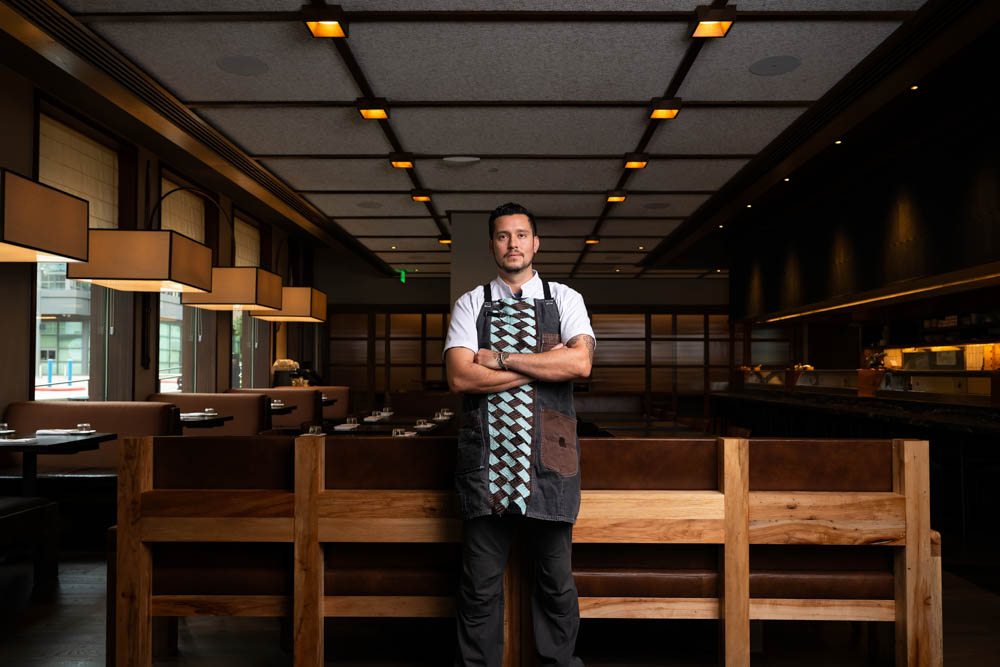 Chef de cuisine Steffen Perico. Photography by Tanner Garza.