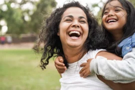 Mom and child. Baylor Scott & White Sponsored Content