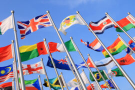 International flags. Getty Image
