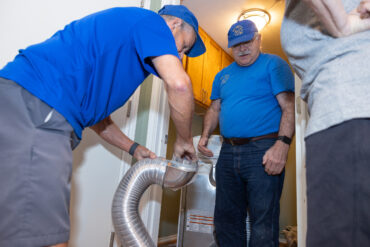 AmeriCorps’ Plain-O Helpers. Photography by Gabriel Cano