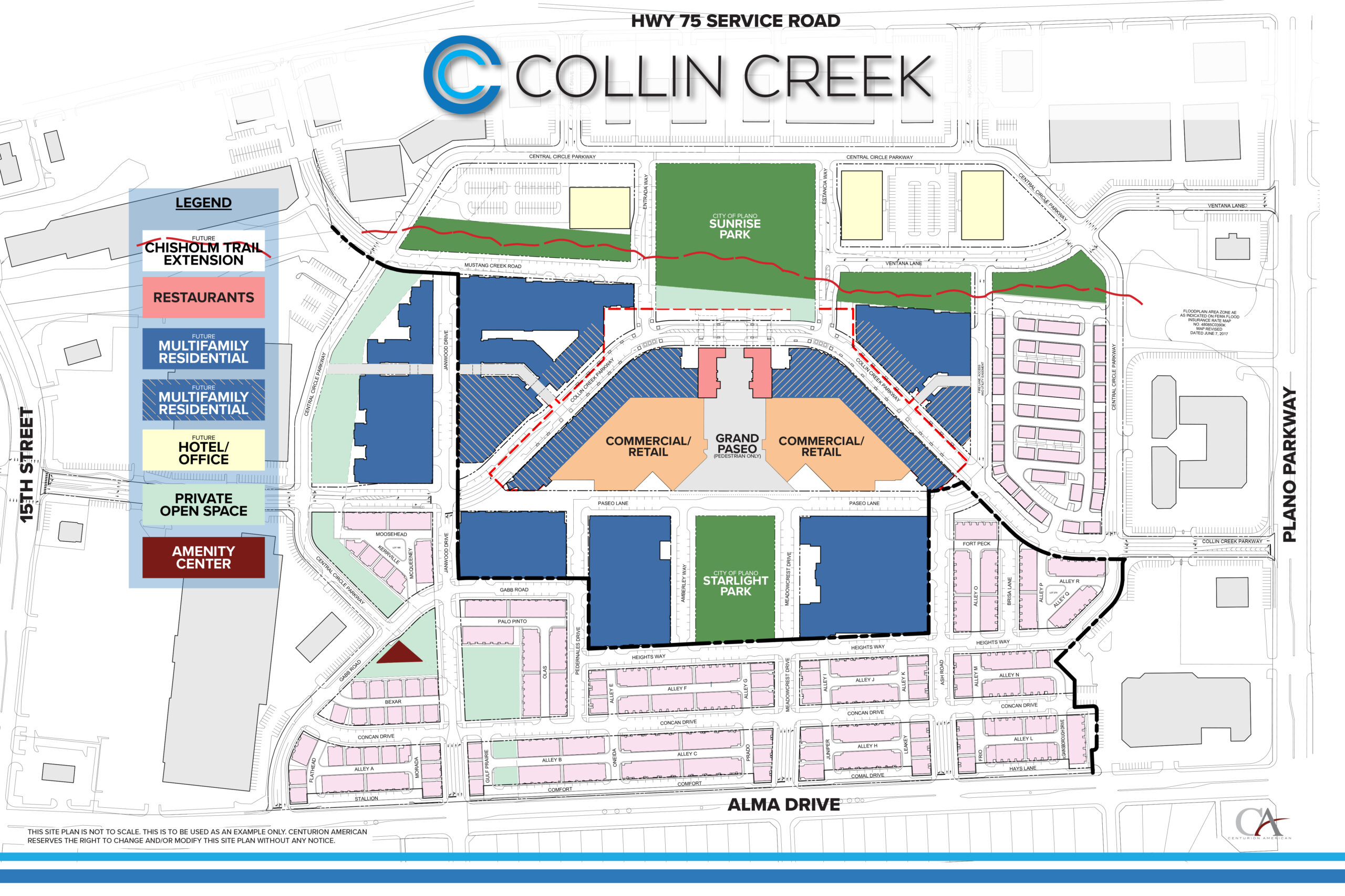 Collin Creek concept plan