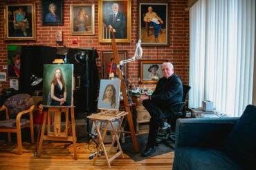 Gene Dillard in his studio. Photography by Lauren Allen
