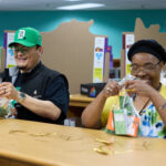 Barron Elementary Visit, Tuesday, April 28, 2026. Photo by Sam Hodde for Dallas Stars Hockey Club