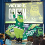 Barron Elementary Visit, Tuesday, April 28, 2026. Photo by Sam Hodde for Dallas Stars Hockey Club