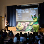Barron Elementary Visit, Tuesday, April 28, 2026. Photo by Sam Hodde for Dallas Stars Hockey Club