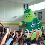 Barron Elementary Visit, Tuesday, April 28, 2026. Photo by Sam Hodde for Dallas Stars Hockey Club