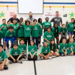 Barron Elementary Visit, Tuesday, April 28, 2026. Photo by Sam Hodde for Dallas Stars Hockey Club